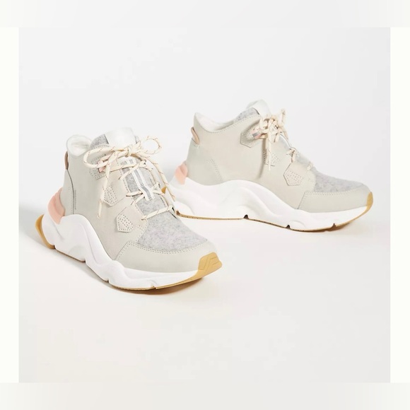 Sorel Shoes - Sorel Kinetic RNEGD Caribou Sneakers Boot SIZE 11 M Beige Grey Waterproof